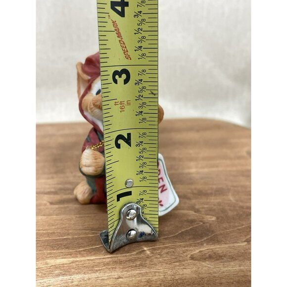 1991 Enesco AMY WULFING Adorable WINKING MOUSE Ribbon Bow OPEN IT Figurine - Picture 2 of 6